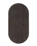 [od ręki] Dębowy stół do jadalni HENDERS & HAZEL RAVELLO (120 × 270 cm) - blat z litego drewna, kolor Basalt, Platinum Lak