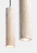 Lampa wisząca COCOMAISON PIMMY – szklane klosze, trawertyn (szerokość 100 cm)