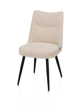 [na zamówienie] Krzesło do jadalni HESTER - mikrofibra, kolor beżowy / kremowy (Beige / Creme)