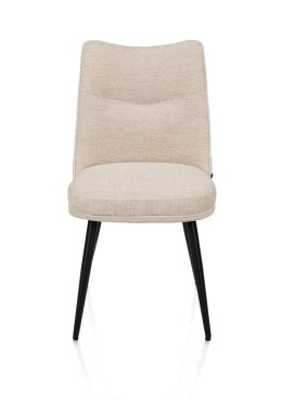 [na zamówienie] Krzesło do jadalni HESTER - mikrofibra, kolor beżowy / kremowy (Beige / Creme)