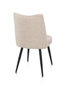 [na zamówienie] Krzesło do jadalni HESTER - mikrofibra, kolor beżowy / kremowy (Beige / Creme)