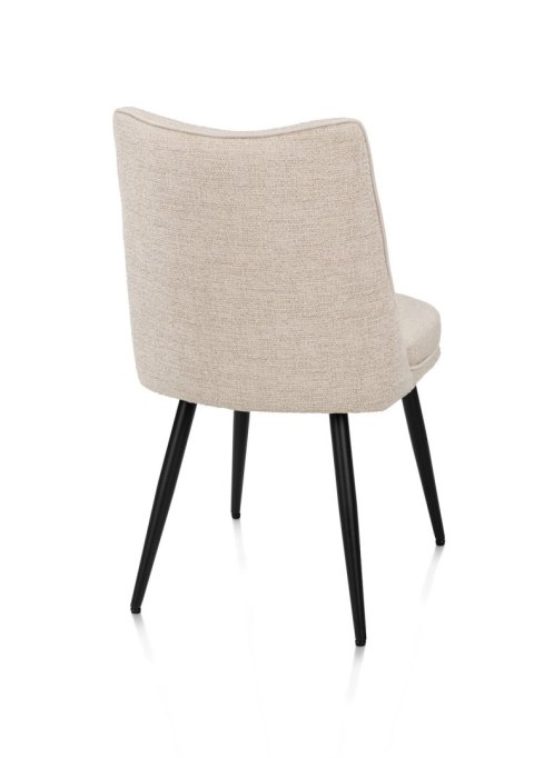 [na zamówienie] Krzesło do jadalni HESTER - mikrofibra, kolor beżowy / kremowy (Beige / Creme)